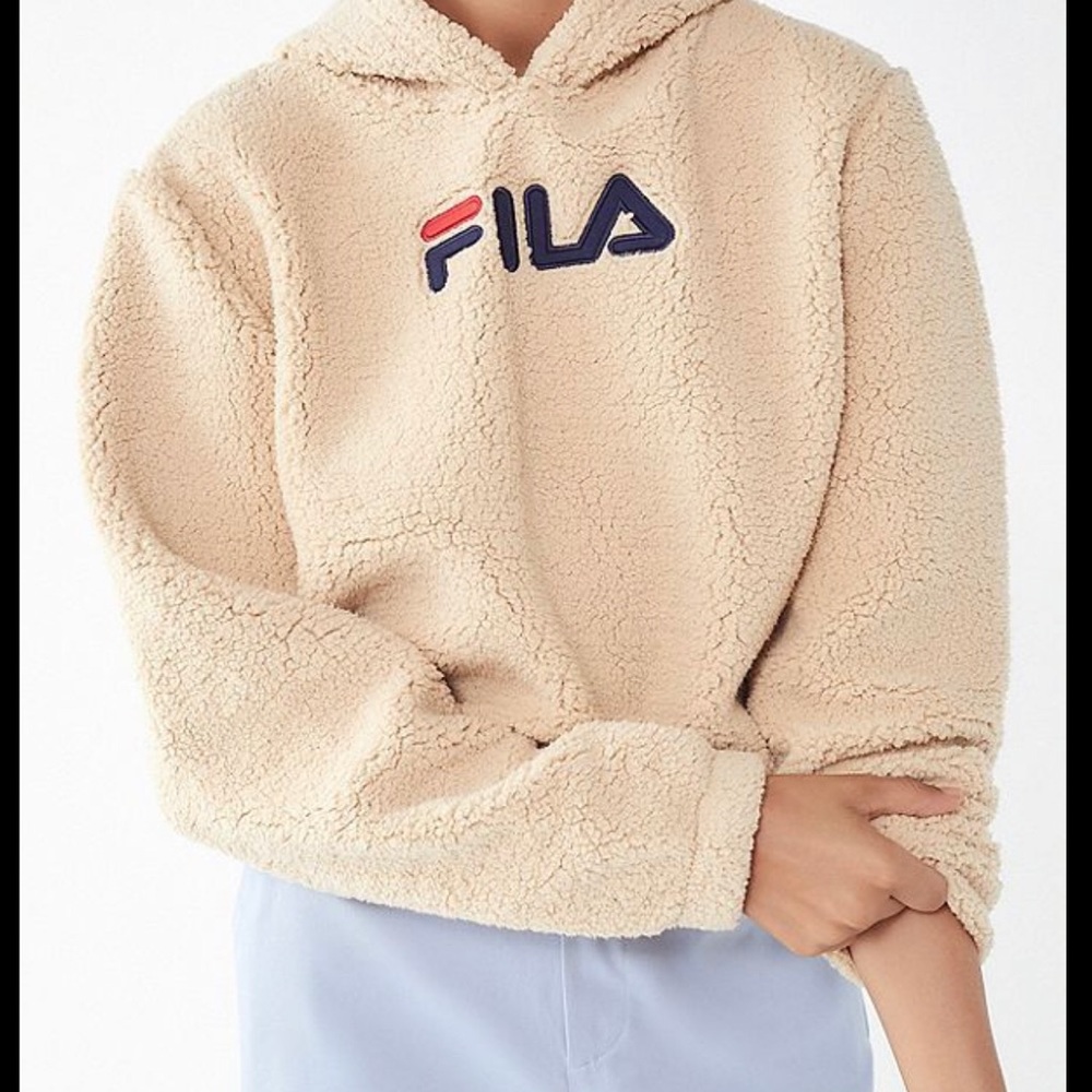 FILA UO EXCLUSIVE TEDDY HOODIE - Picture 3 of 12